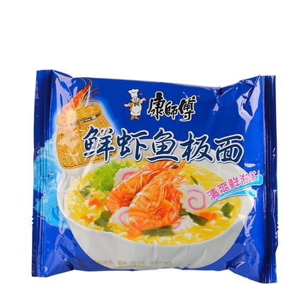 康师傅鲜虾鱼板面96g 虾仁海鲜面泡面煮面 _曲阜123网 - 宣传曲阜,服务百姓